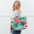 Totes & Beach Bags Tropical Hibiscus Cotton Canvas Beach Tote Bag