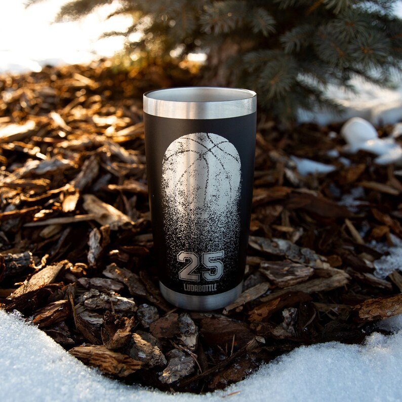 Tumbler 20oz Basketball Personalized Tumbler