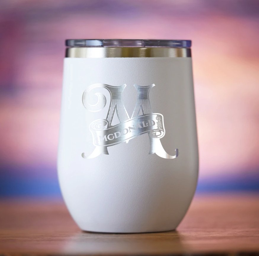 Tumbler Monogrammed Wine Tumbler