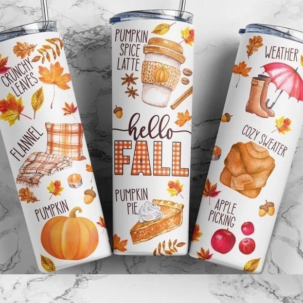 Tumblers Hello Fall Tumbler