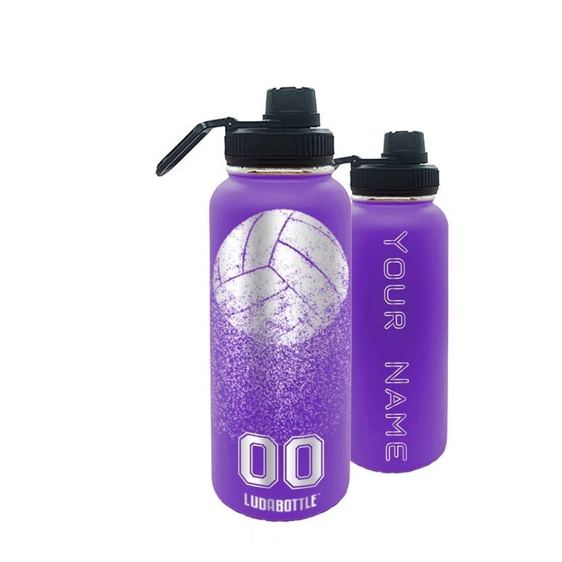 Water Bottle 32oz Volleyball Water Bottle