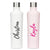 Water Bottle Calligraphy Print Silhouette Water Bottle