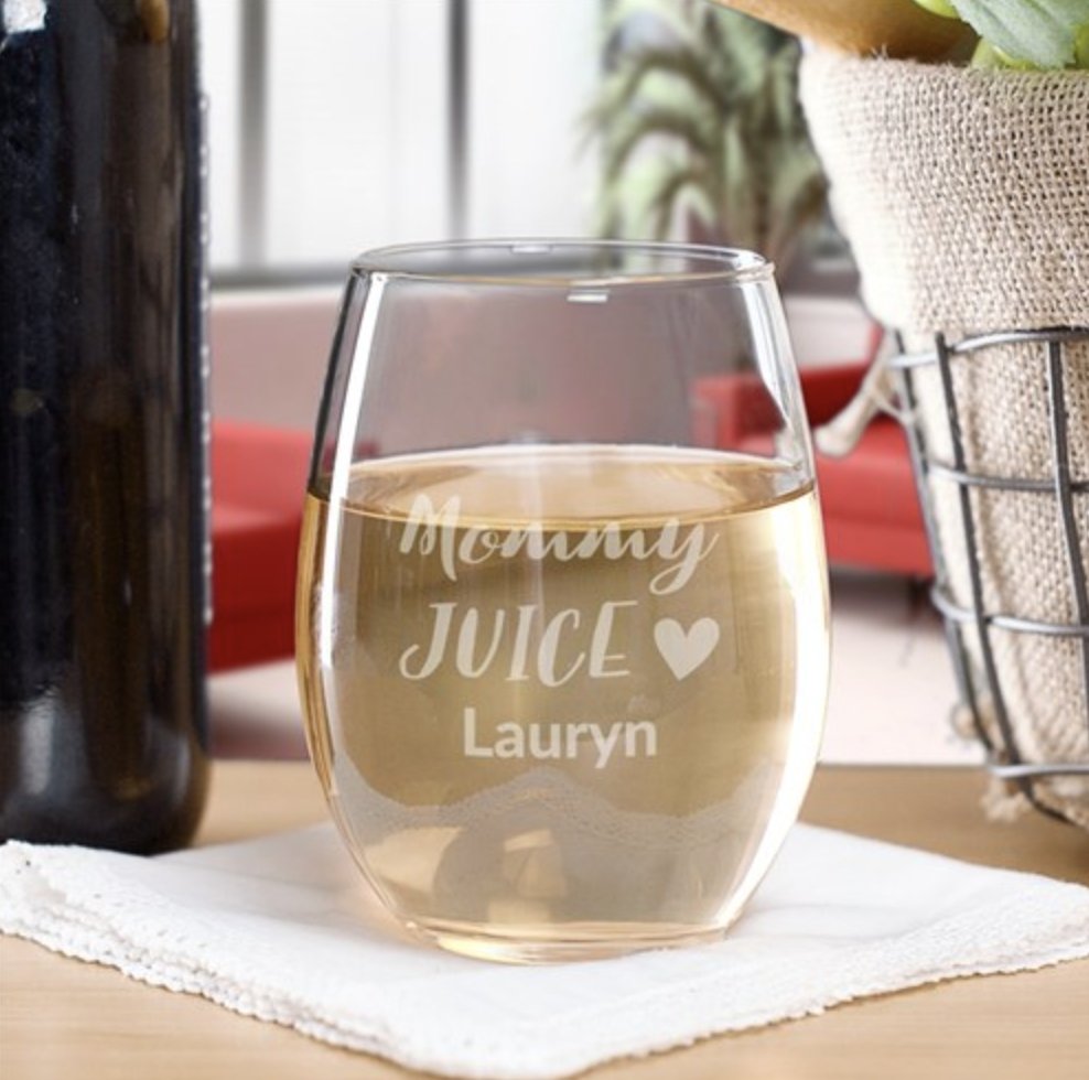 Wine Glass Mother&#39;s Day Stemless Wine Glass