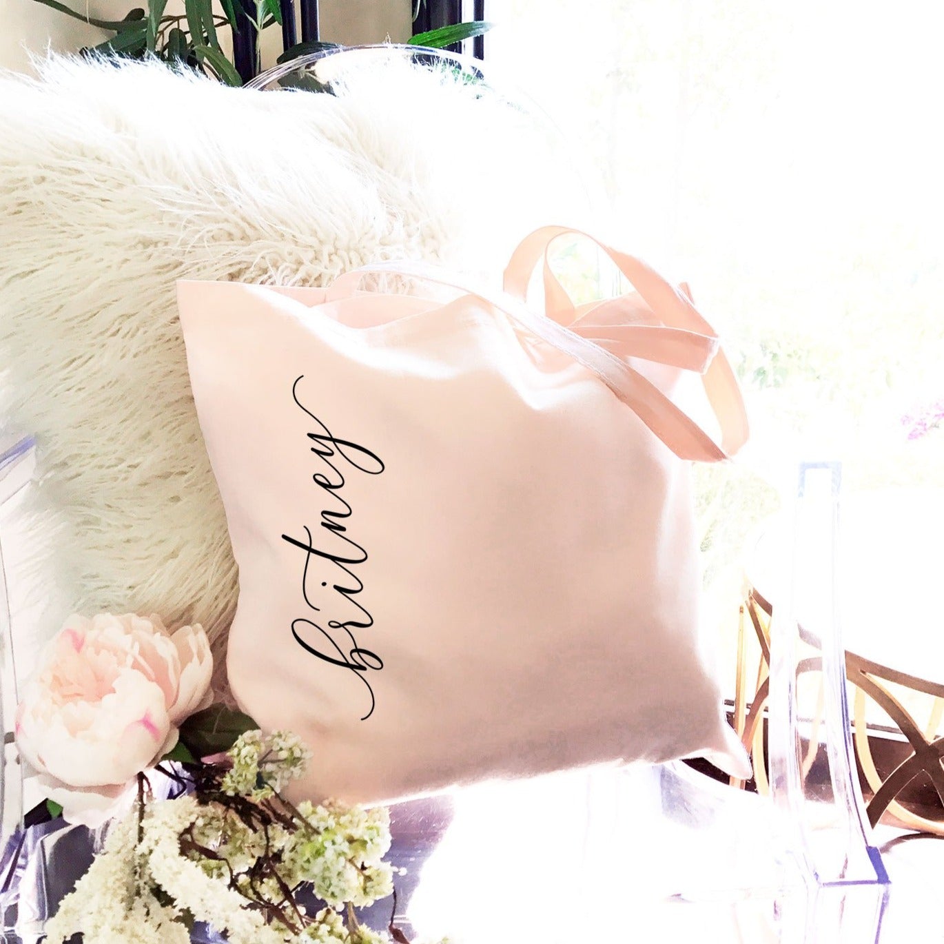 PINK Victoria's Secret, Bags, Pink Victoria Secret Oversized Tote Canvas  Shopper Bag Beach Neutral Cream New