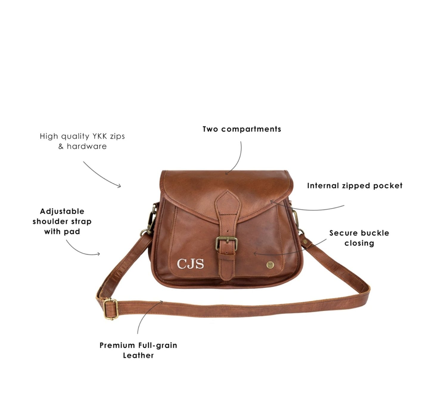 Leather messenger bag for unisex brown Small crossbody bag Women purse Shoulder strap bag Leather satchel sale saddle bag gift for her him