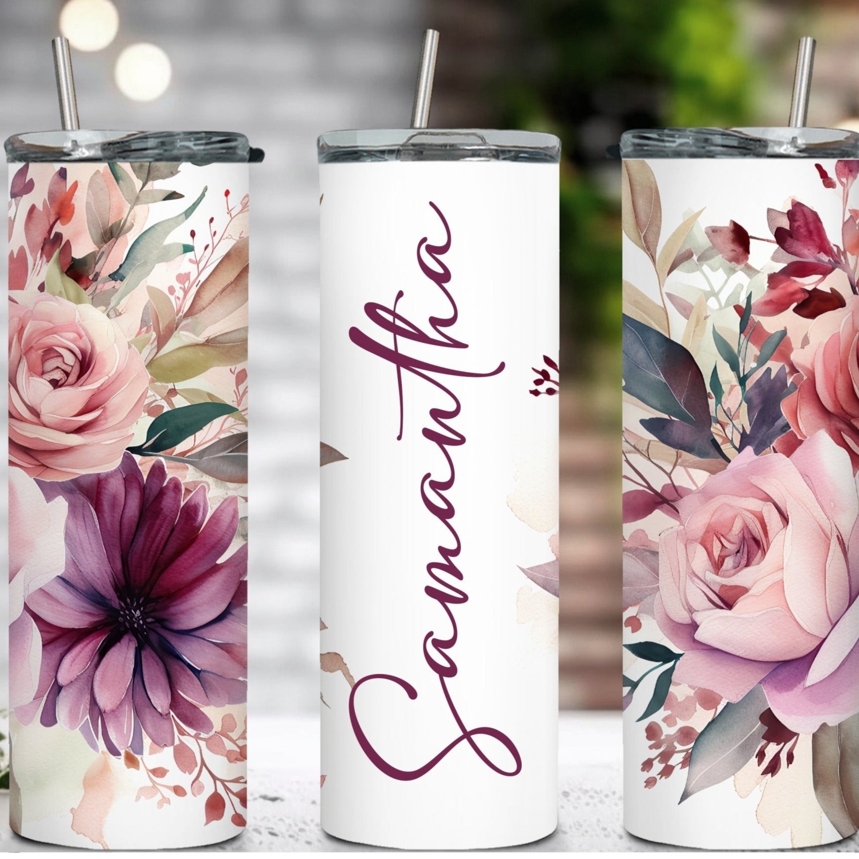 Personalized Bee Tumbler Custom Name Customized Gifts For Women Girls  Tumblers 2